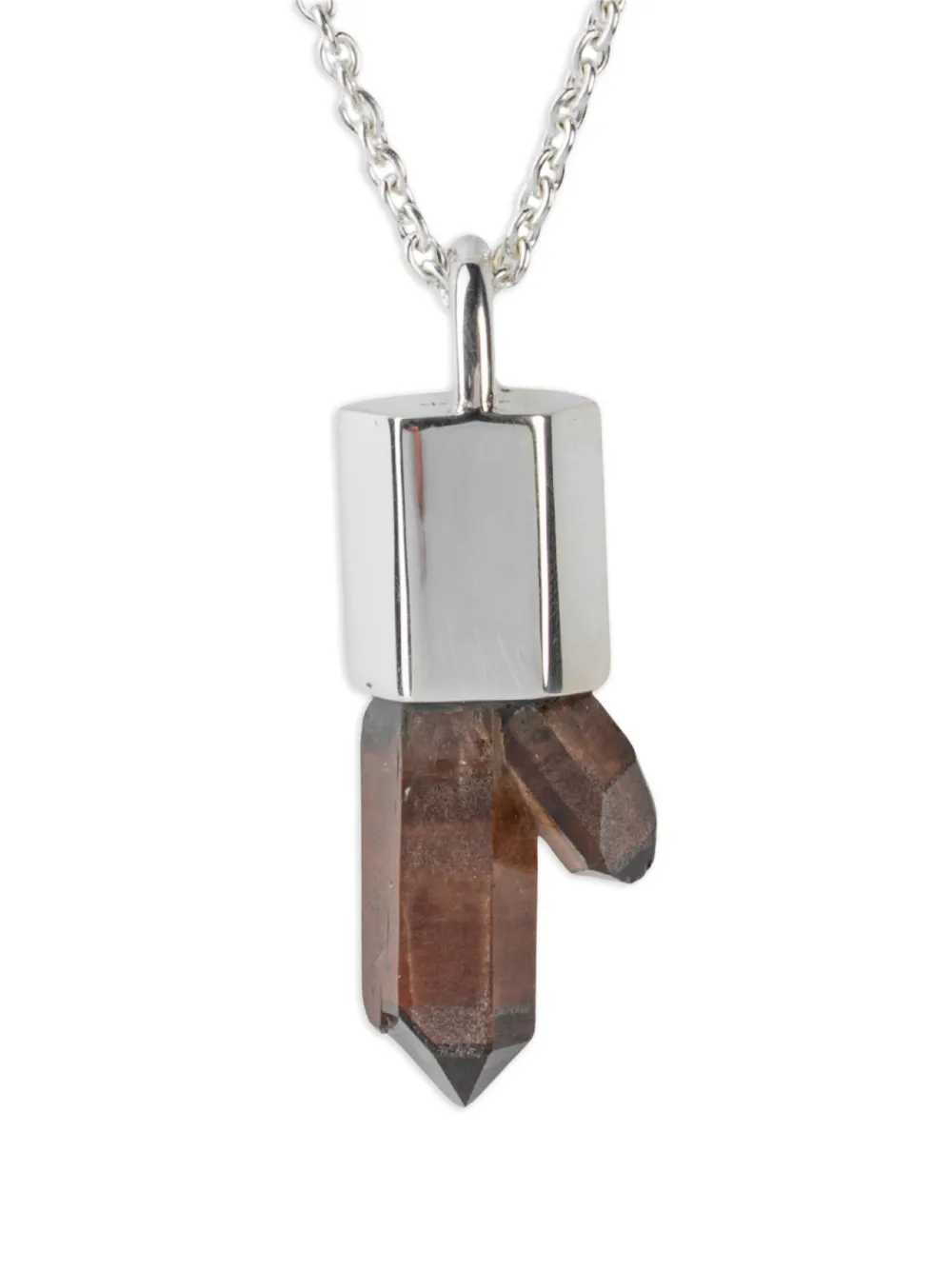 Parts of Four iron-quartz necklace | Silver | Image 1