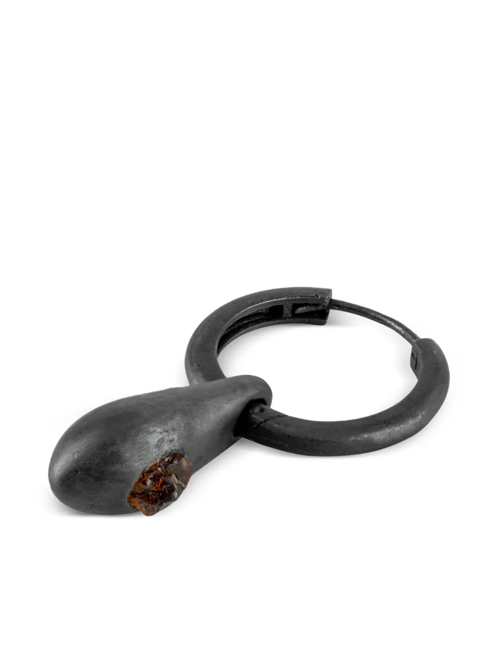 Parts of Four oxidised-silver teardrop earrings | Women | Image 2