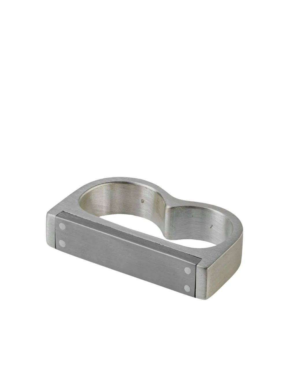 Parts of Four Plate Double ring | Silver | Image 1