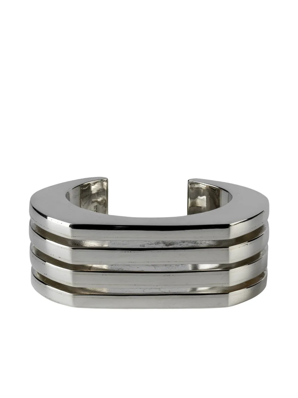 Parts of Four sterling-silver Crescent Plane bracelet - Argento