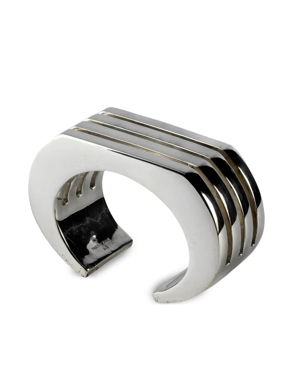 Sterling-Silver Crescent Plane Bracelet