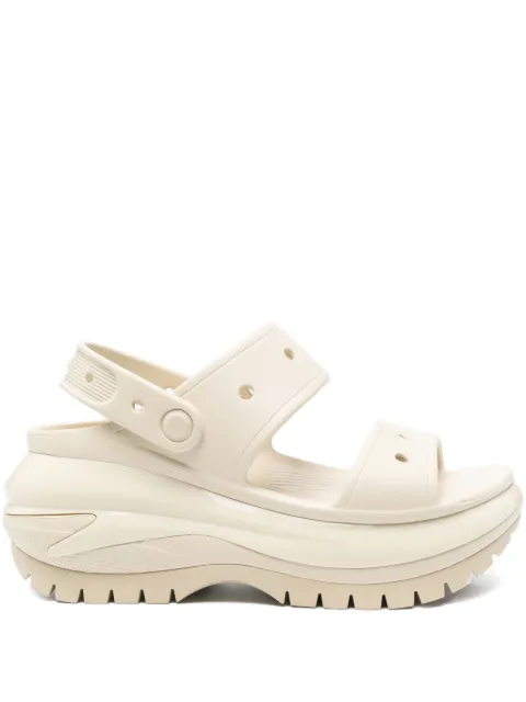Crocs platform two-strap sandals