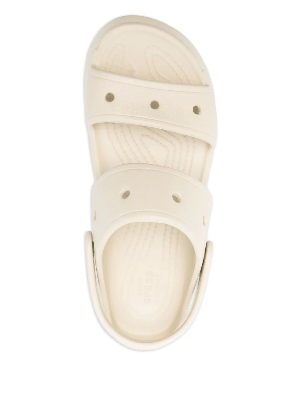 Crocs platform two-strap sandals Neutrals