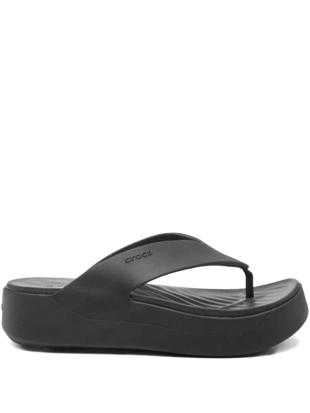 Crocs Chinelo Getaway com plataforma | Preto | Image 1