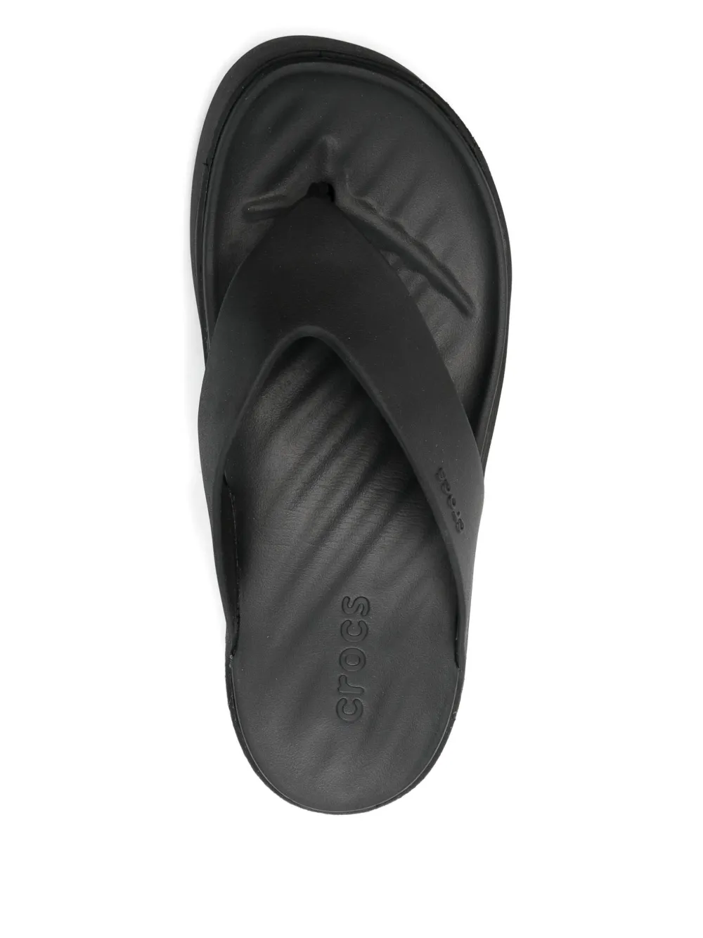 Crocs Getaway Platform Flip Flops In Black