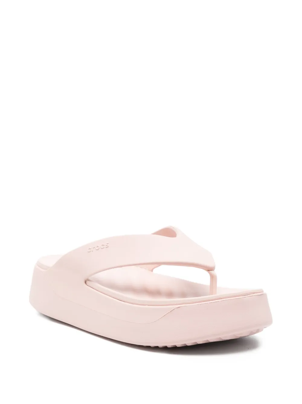 Crocs Getaway Platform thong slides Pink