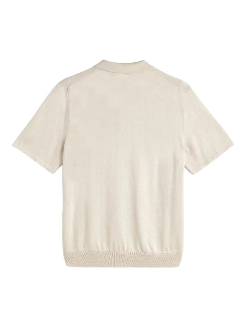 A.P.C. Octave poloshirt met geborduurd anker - Beige