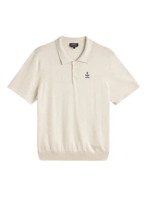 Polo Octave à logo brodé - A.P.C. - Modalova
