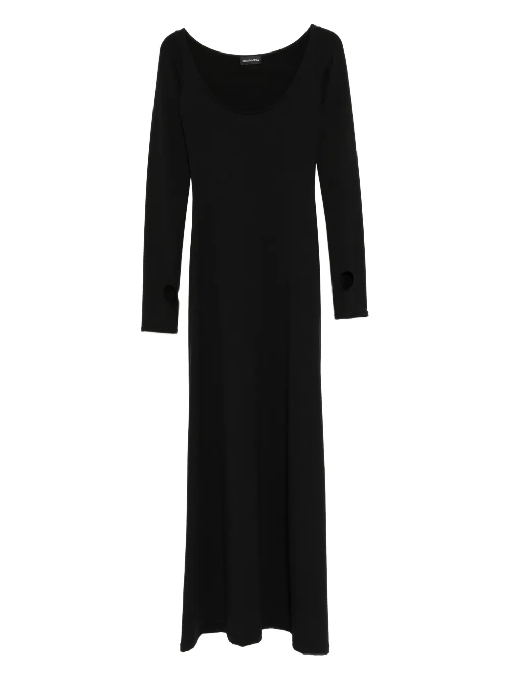 Xenia Magera long-sleeves dress | Black | Image 1