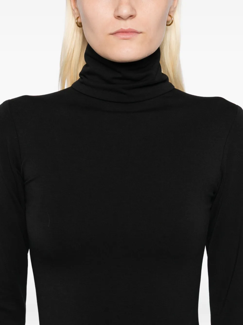 Xenia Magera Jersey jurk Zwart