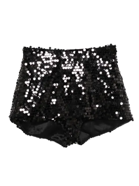 Xenia Magera sequin shorts