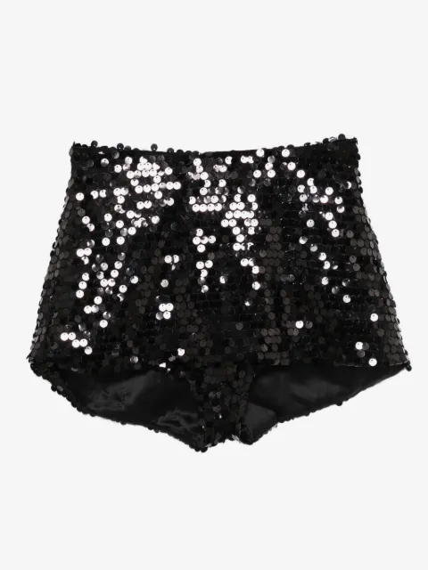Xenia Magera sequin shorts