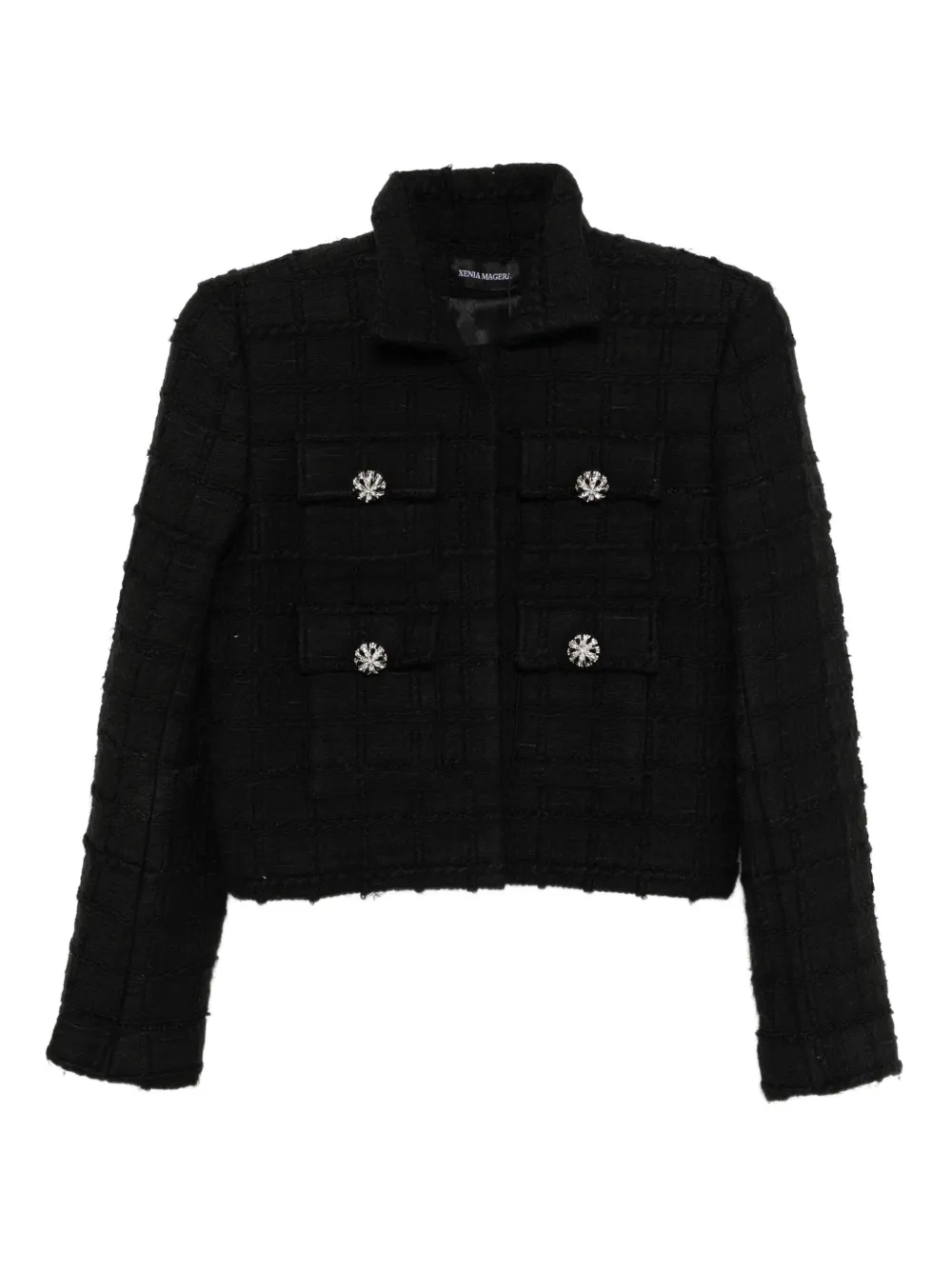 Xenia Magera tweed jacket | Black | Image 1