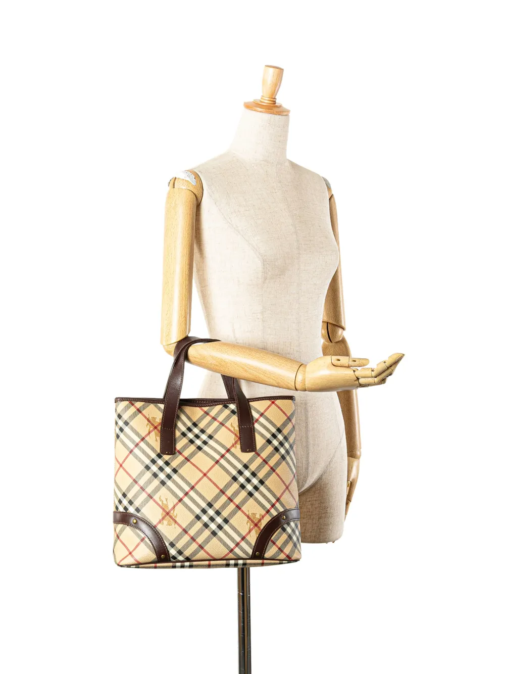 Burberry Pre-Owned 2000-2017 Haymarket Check Coated Canvas tote bag | Pre-Owned | Image 2