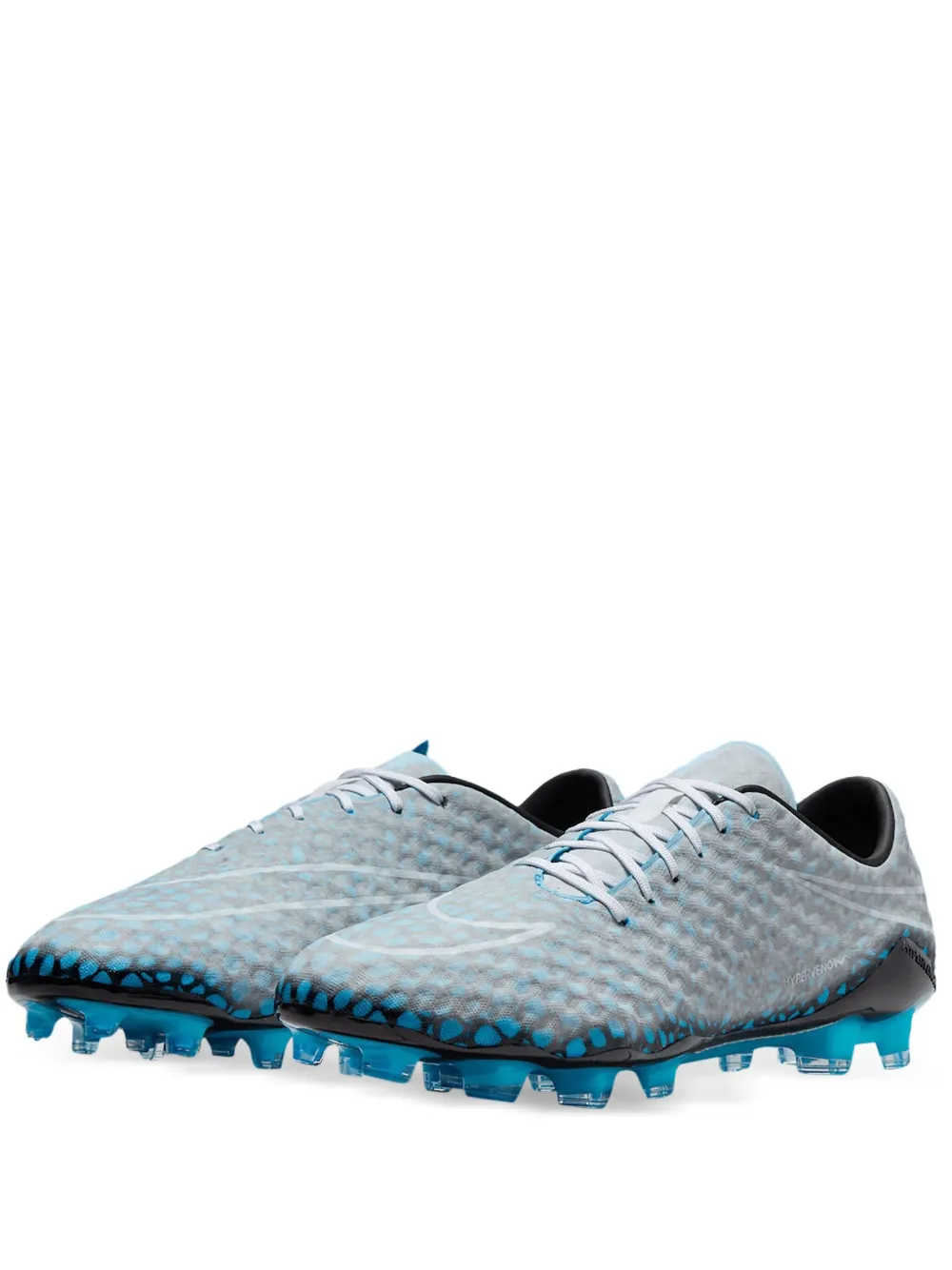 Nike Hypervenom Phantom 1 FG "Black Blue Fury Black" cleats White