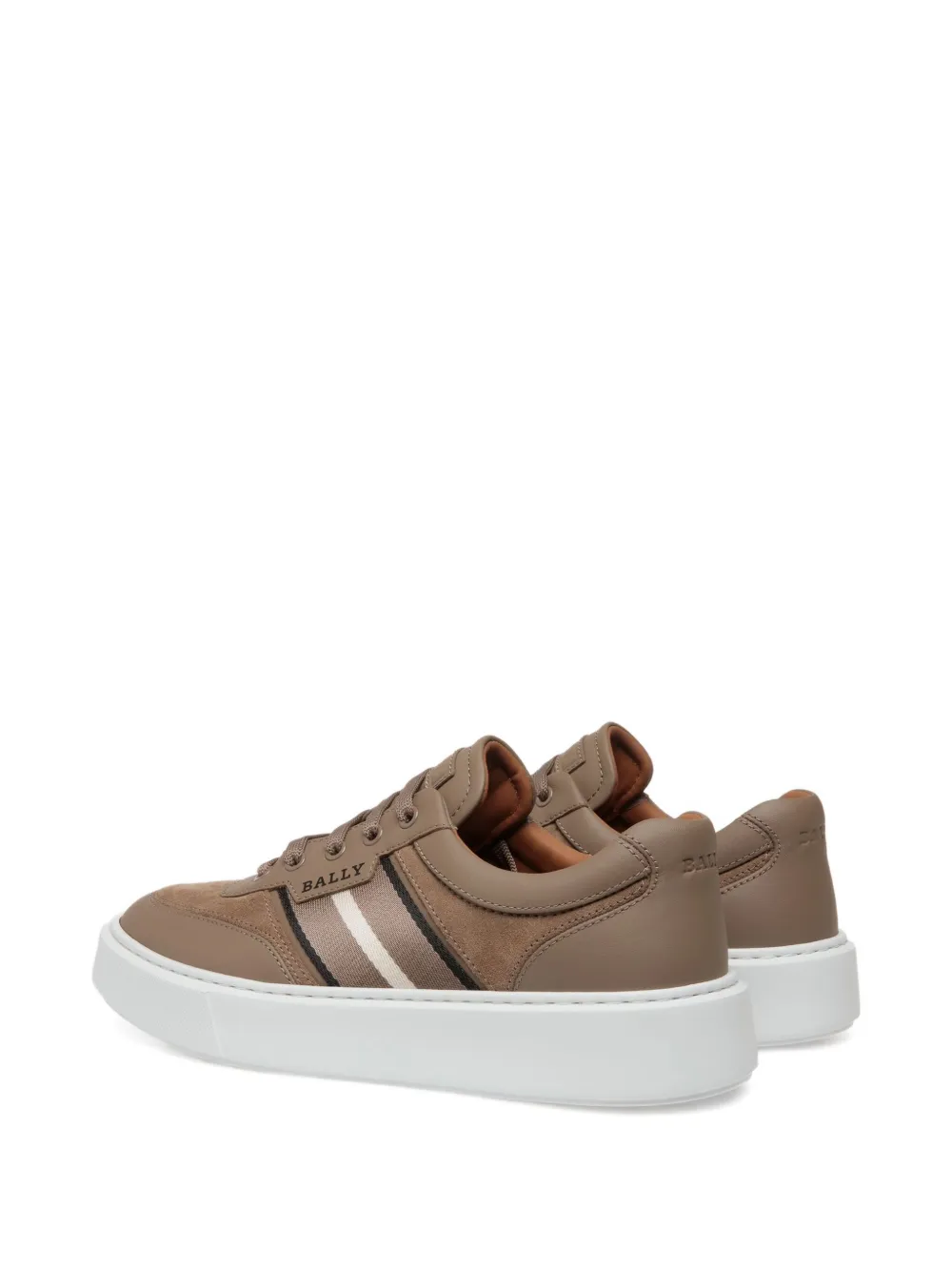 Bally suede stripe-detailing sneakers Neutrals