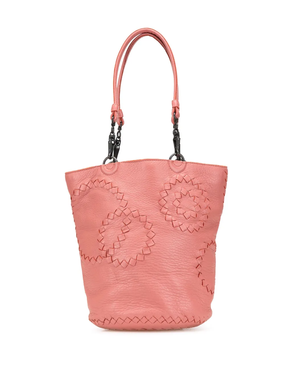 2007 Small Intrecciato Trimmed Cervo bucket bag