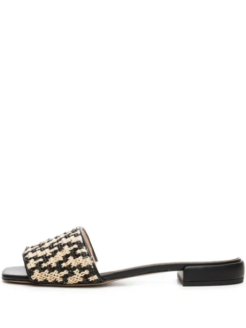 Poche Paris woven flat sandals