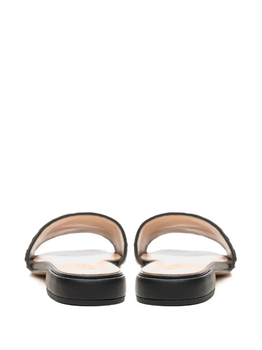 Poche Paris woven flat sandals Neutrals