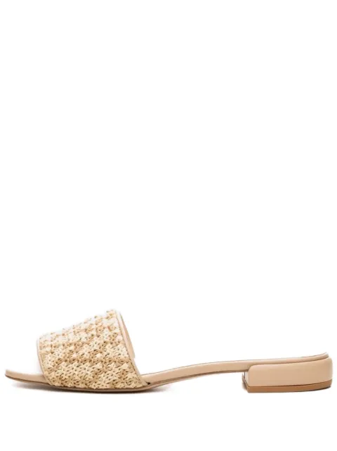 Poche Paris woven flat sandals