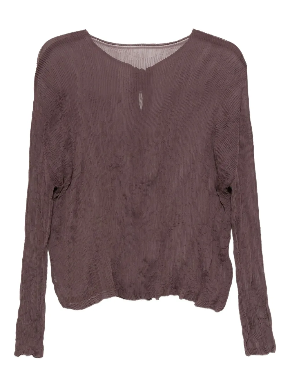Issey Miyake pleated button-fastening blouse | Blouses | Image 2