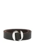 Orciani leather interlocking-buckle belt - Brown