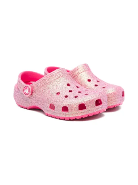 Crocs Kids glitter-detail clogs