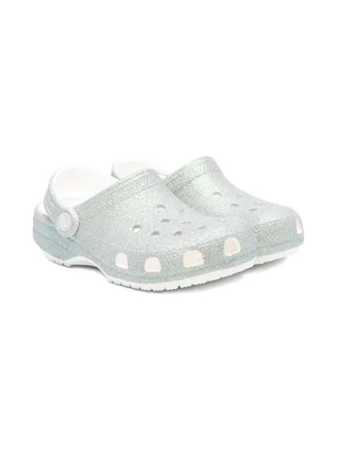 Crocs Kids glitter-detail clogs