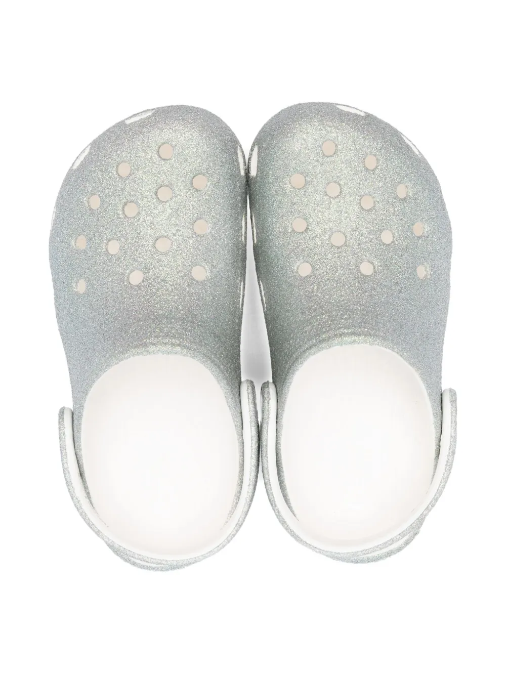 Crocs Kids glitter-detail clogs Green