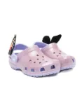 Crocs Kids Classic Butterfly Glitter sandals - Purple