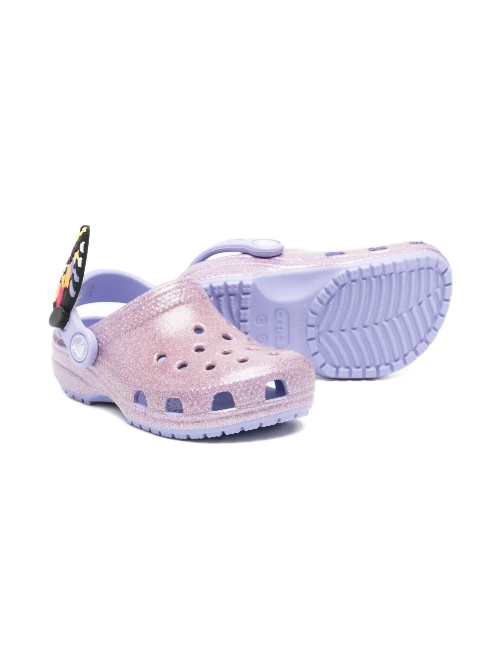 Crocs Kids Classic Butterfly Glitter sandals | Closed Toe Sandals | Image 2