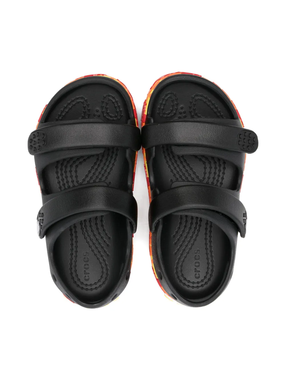 Crocs Kids Crocband Cruiser Flames sandalen Zwart
