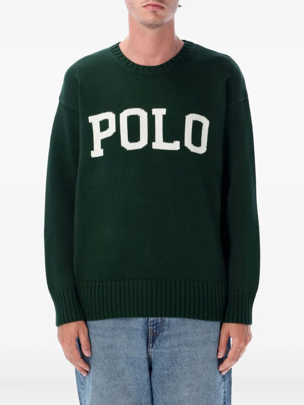Polo Ralph Lauren ロゴ セーター - グリーン Polo Ralph Lauren ロゴ セーター - グリーン