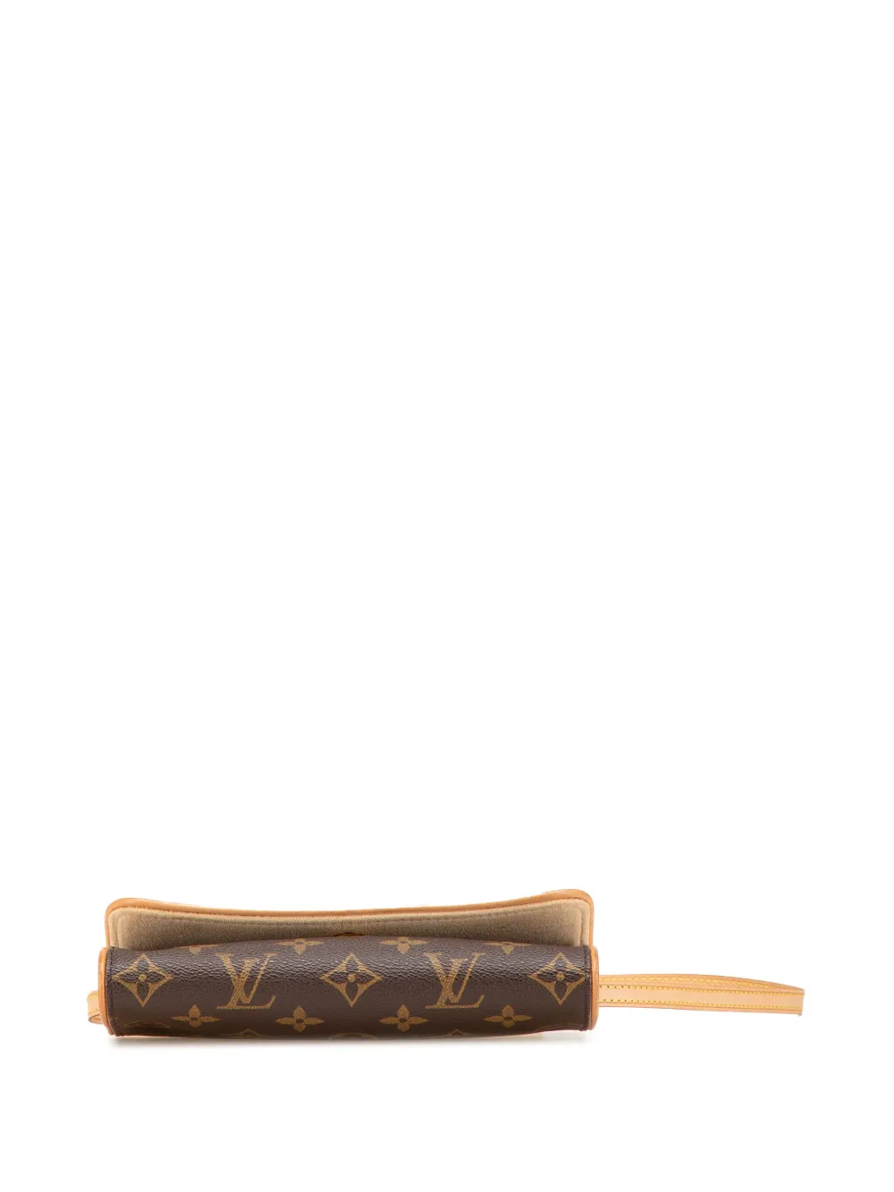 Pre-owned Louis Vuitton 2001 Monogram Pochette Twin Pm Crossbody Bag