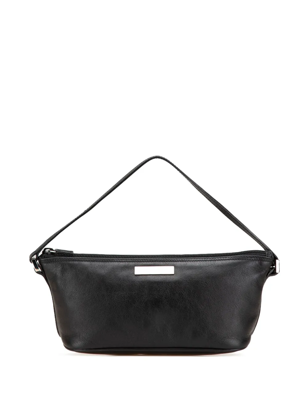 Gucci Pre-Owned 2000-2015 Leather Boat shoulder bag - ブラック Gucci Pre-Owned 2000-2015 Leather Boat shoulder bag - ブラック
