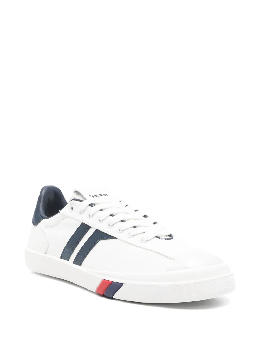 Pro-Keds leather striped low-tops White