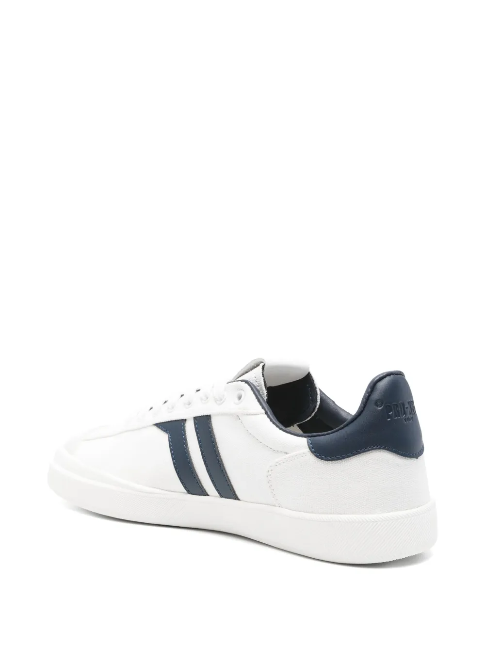 Pro-Keds leather striped low-tops White