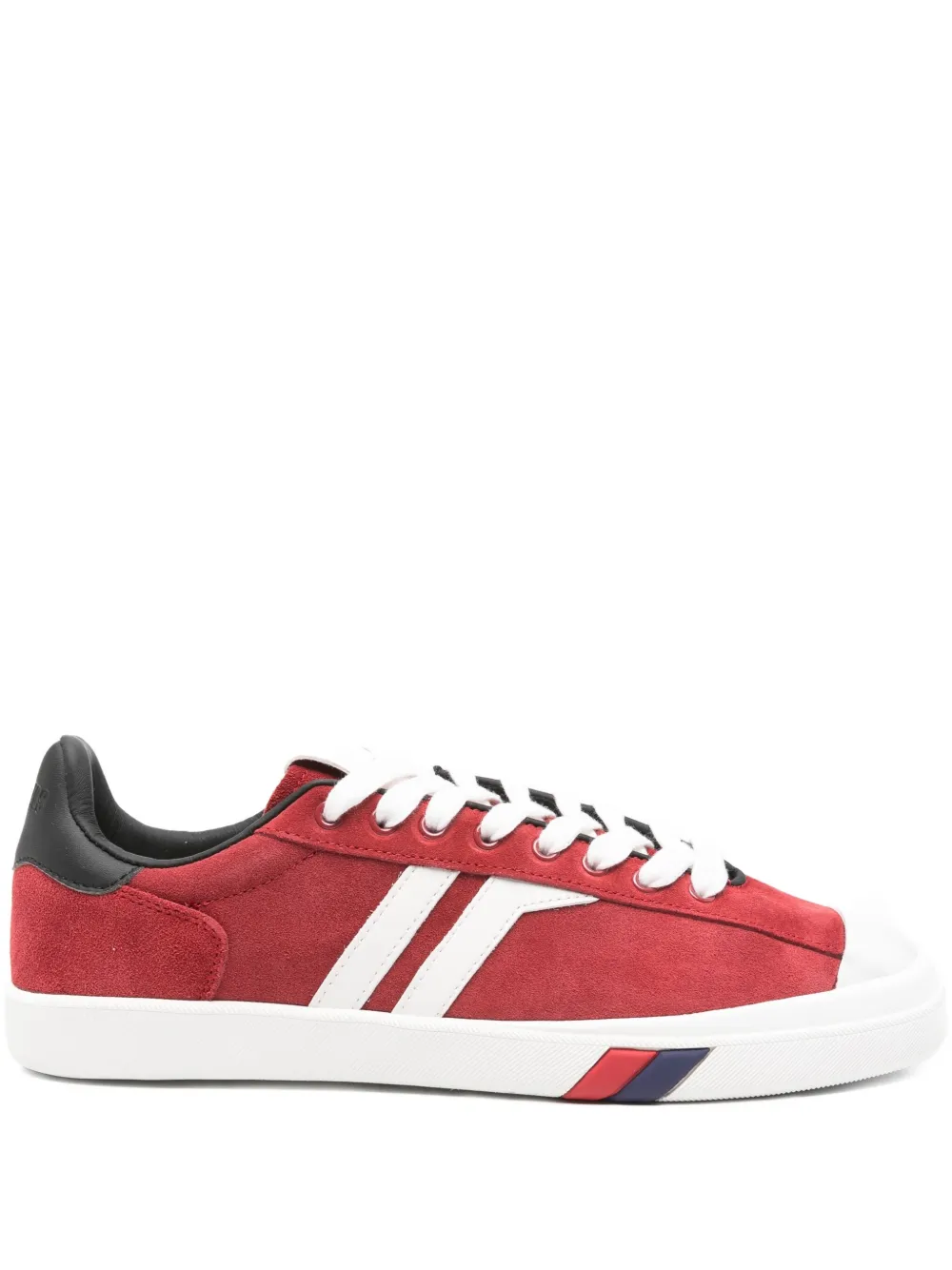 Pro-Keds suede stripe low-tops Red