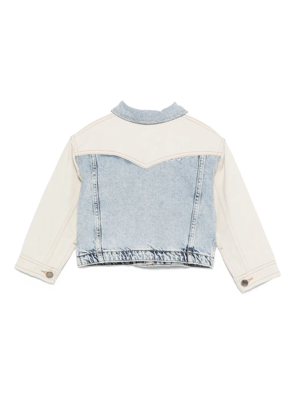 Emporio Armani Kids Spijkerjack met colourblocking Blauw
