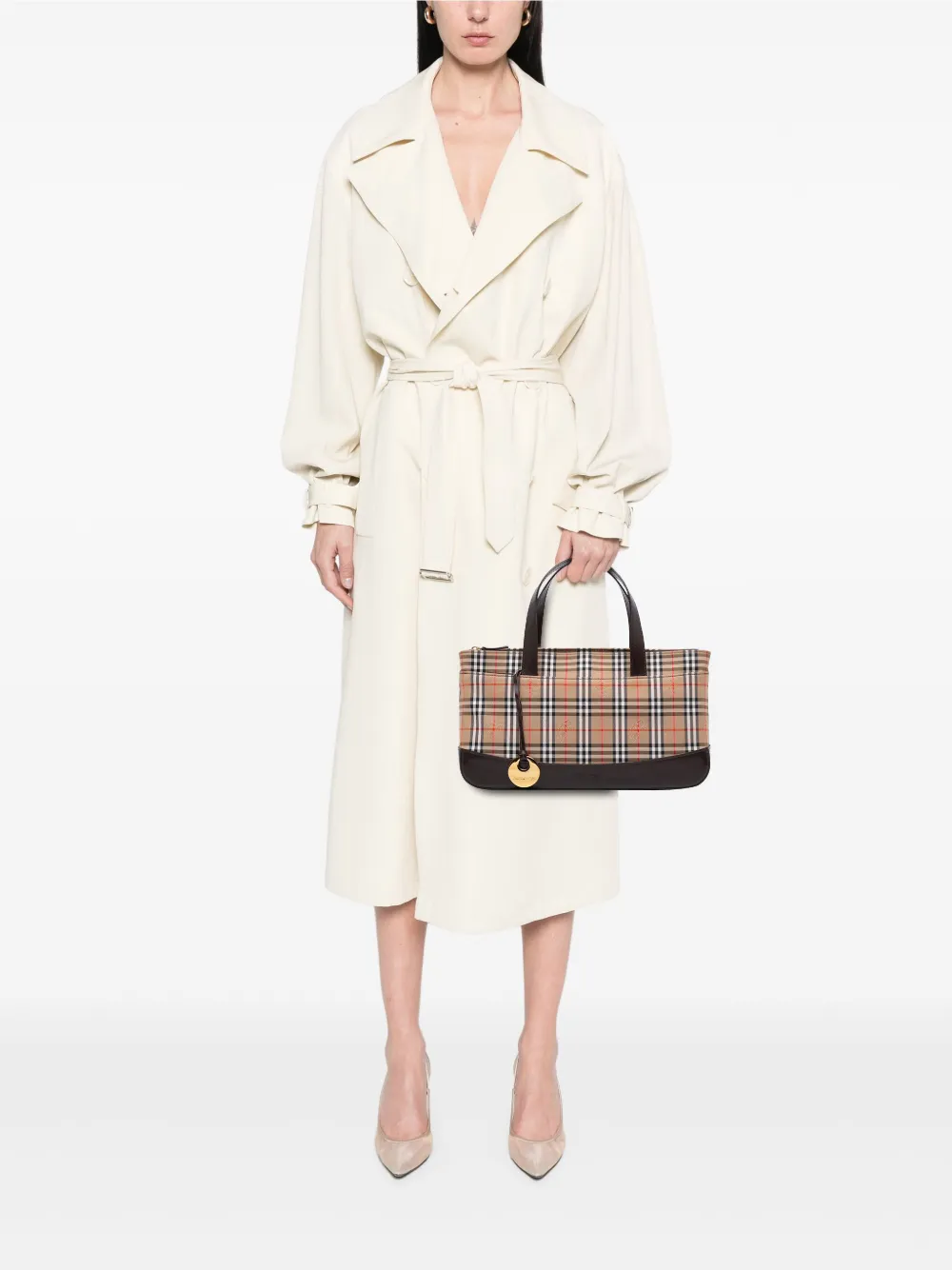 Burberry Pre-Owned 2000-2017 Haymarket Check Canvas handbag | Pre-Owned | Image 2