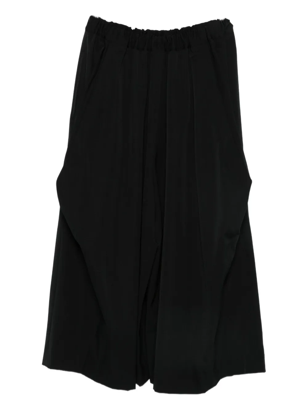 Comme Des Garçons Elasticated Palazzo Trousers In Black