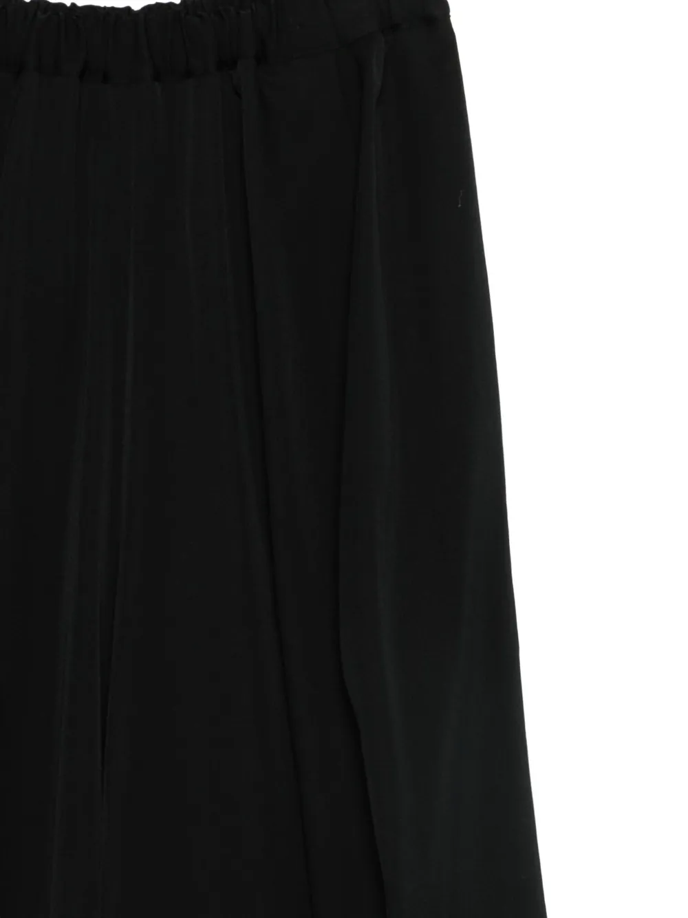 Comme Des Garçons Elasticated Palazzo Trousers In Black