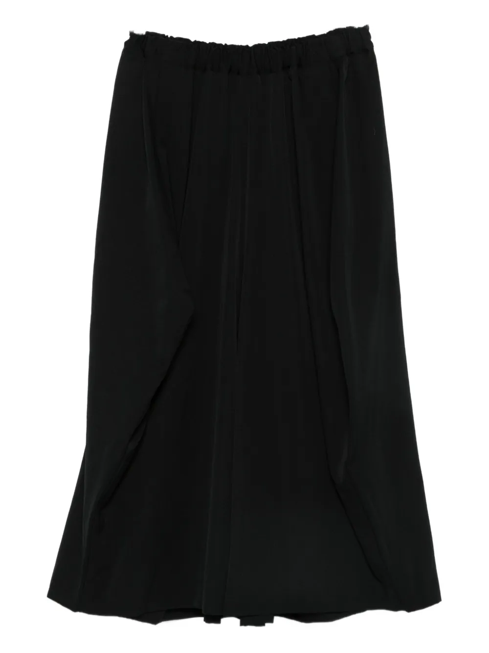 Comme Des Garçons Elasticated Palazzo Trousers In Black