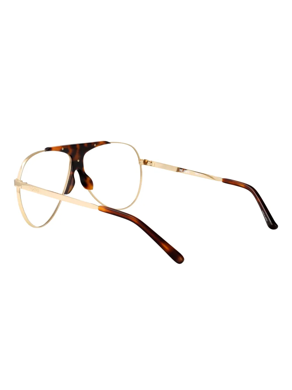 The Attico Bril met schildpadschild-effect Goud