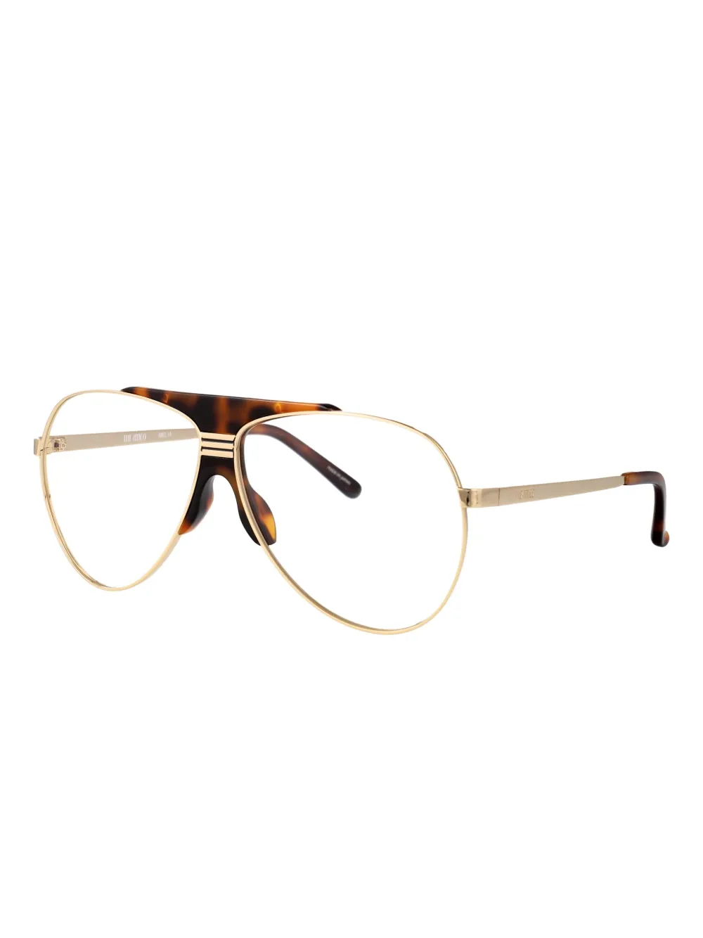 The Attico Bril met schildpadschild-effect Goud