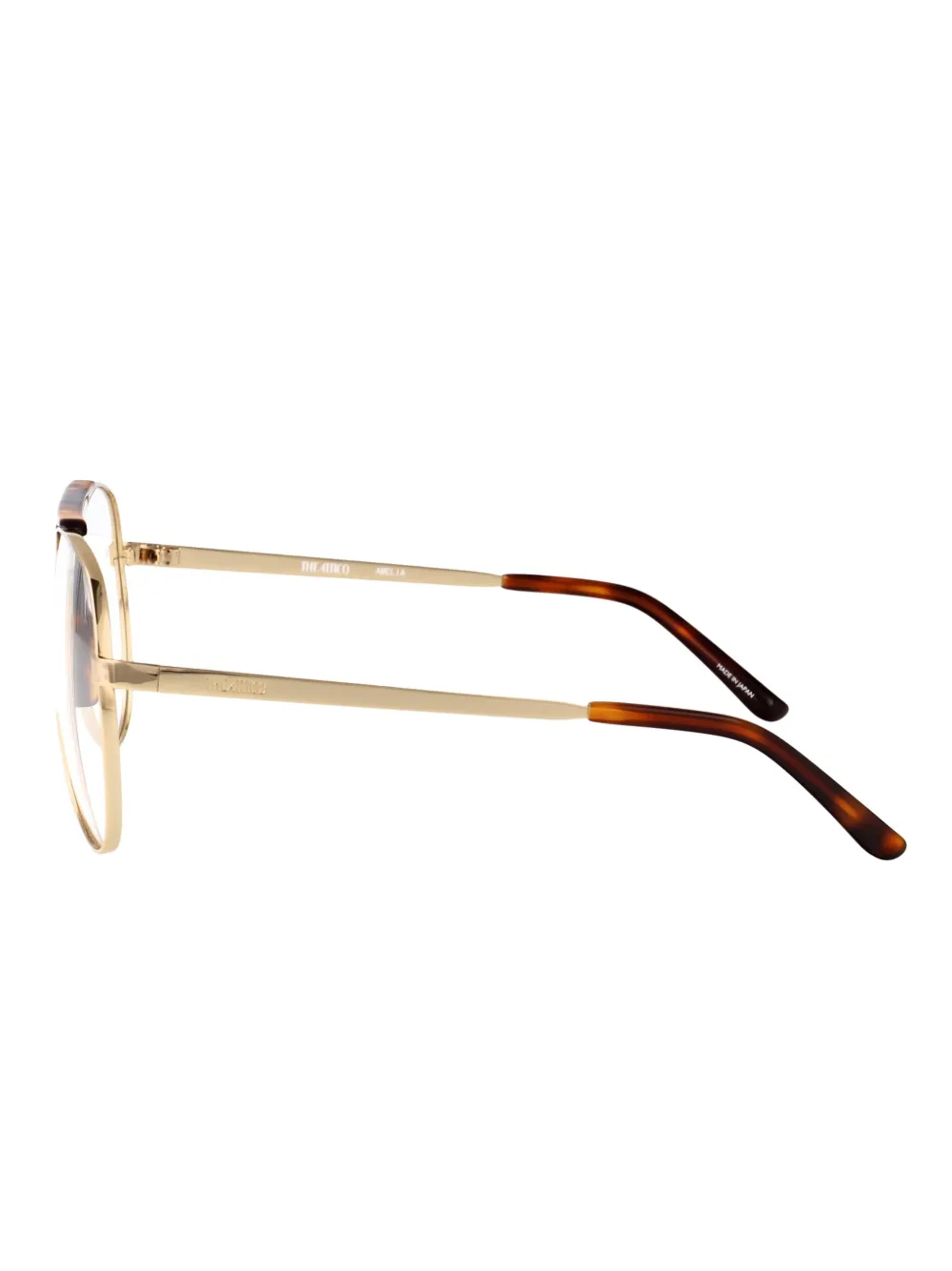 The Attico Bril met schildpadschild-effect Goud