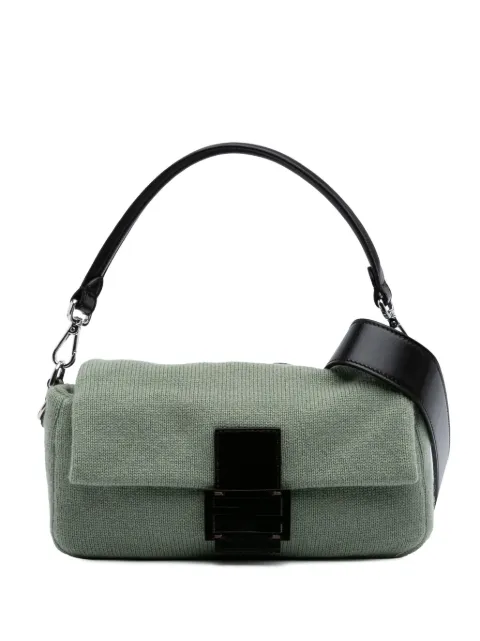 Fendi Pre-Owned 2010-2024 Cashmere Baguette satchel