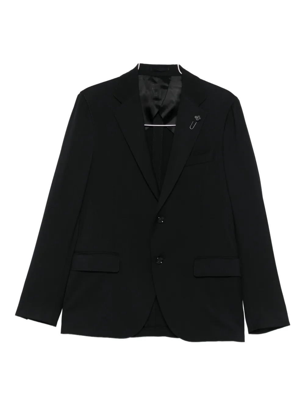 Lardini notched-lapel suit - Nero