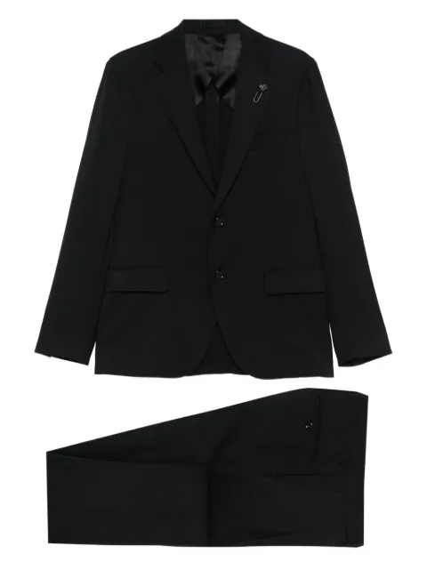 Lardini notched-lapel suit 
