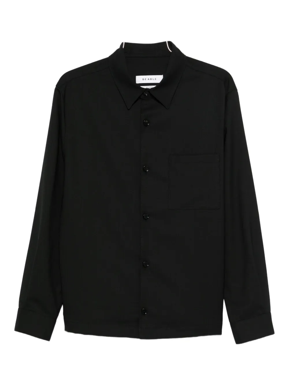 BE ABLE Klassisches Langarmshirt | Schwarz | Image 1